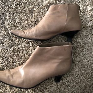 Square toe booties